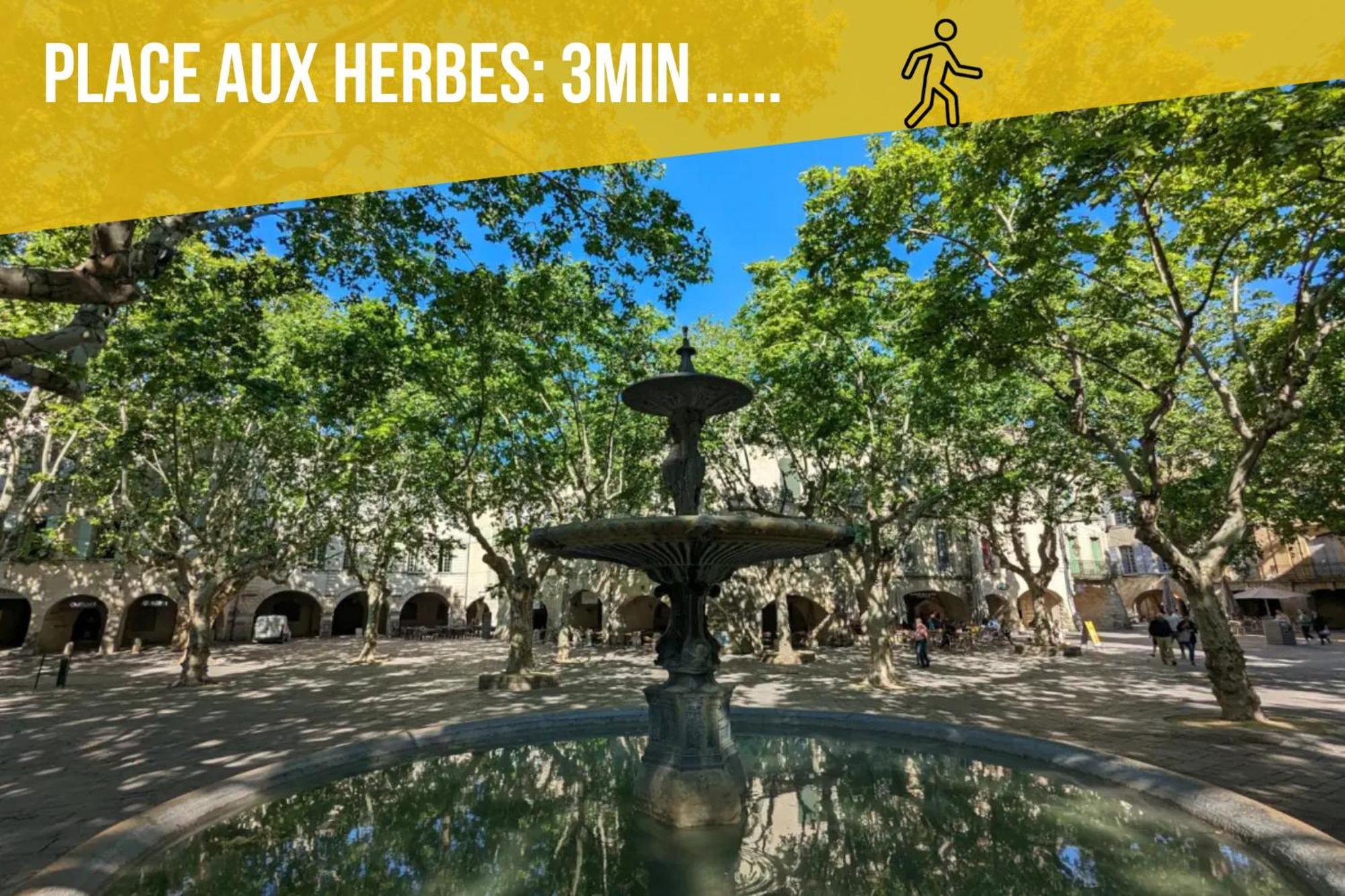 Ulysse, Appartement Spacieux Au Centre Historique D'Uzes En Rez-De-Chaussee Avec Exterieur, Proche Parking Des Marroniers ภายนอก รูปภาพ