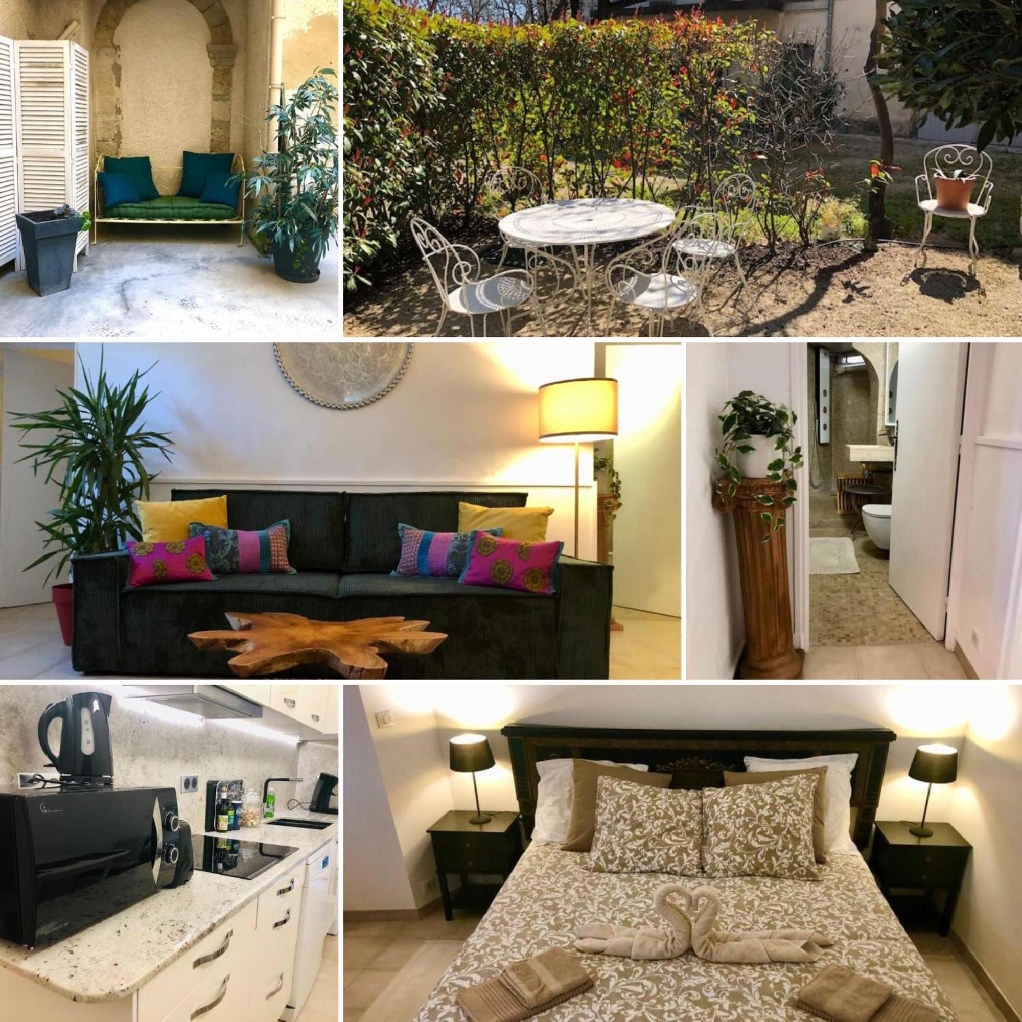 Ulysse, Appartement Spacieux Au Centre Historique D'Uzes En Rez-De-Chaussee Avec Exterieur, Proche Parking Des Marroniers ภายนอก รูปภาพ